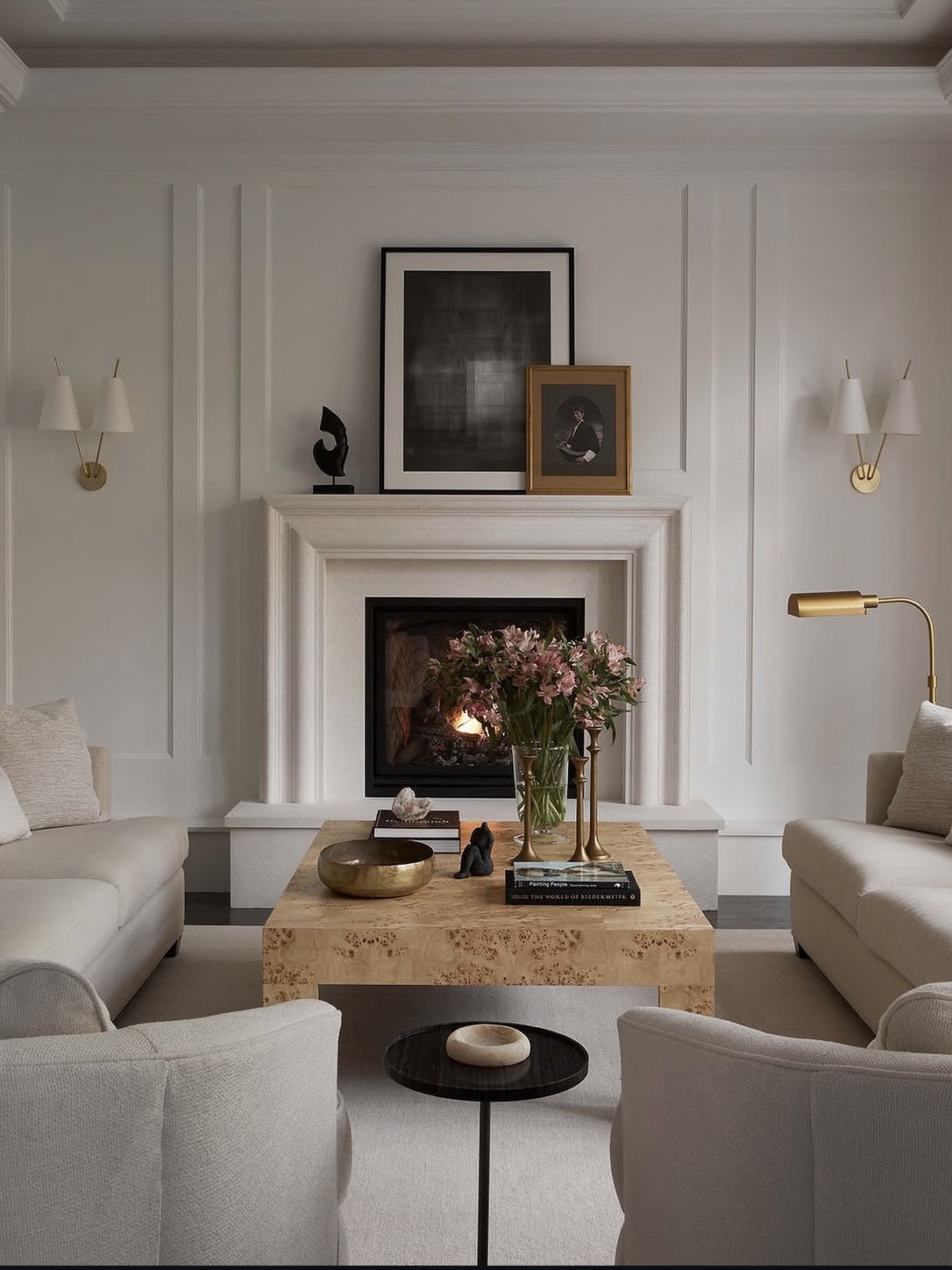 Living Room with Fireplace