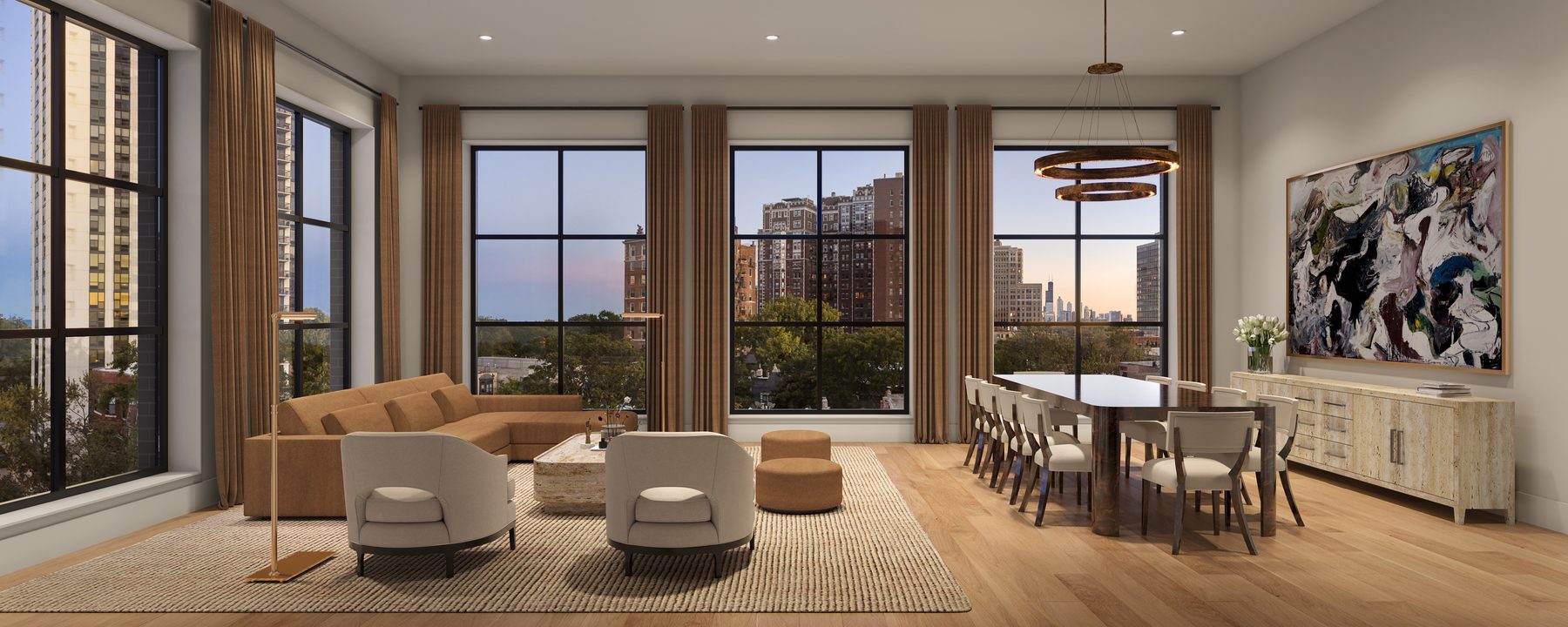 The Saint James — Living Room